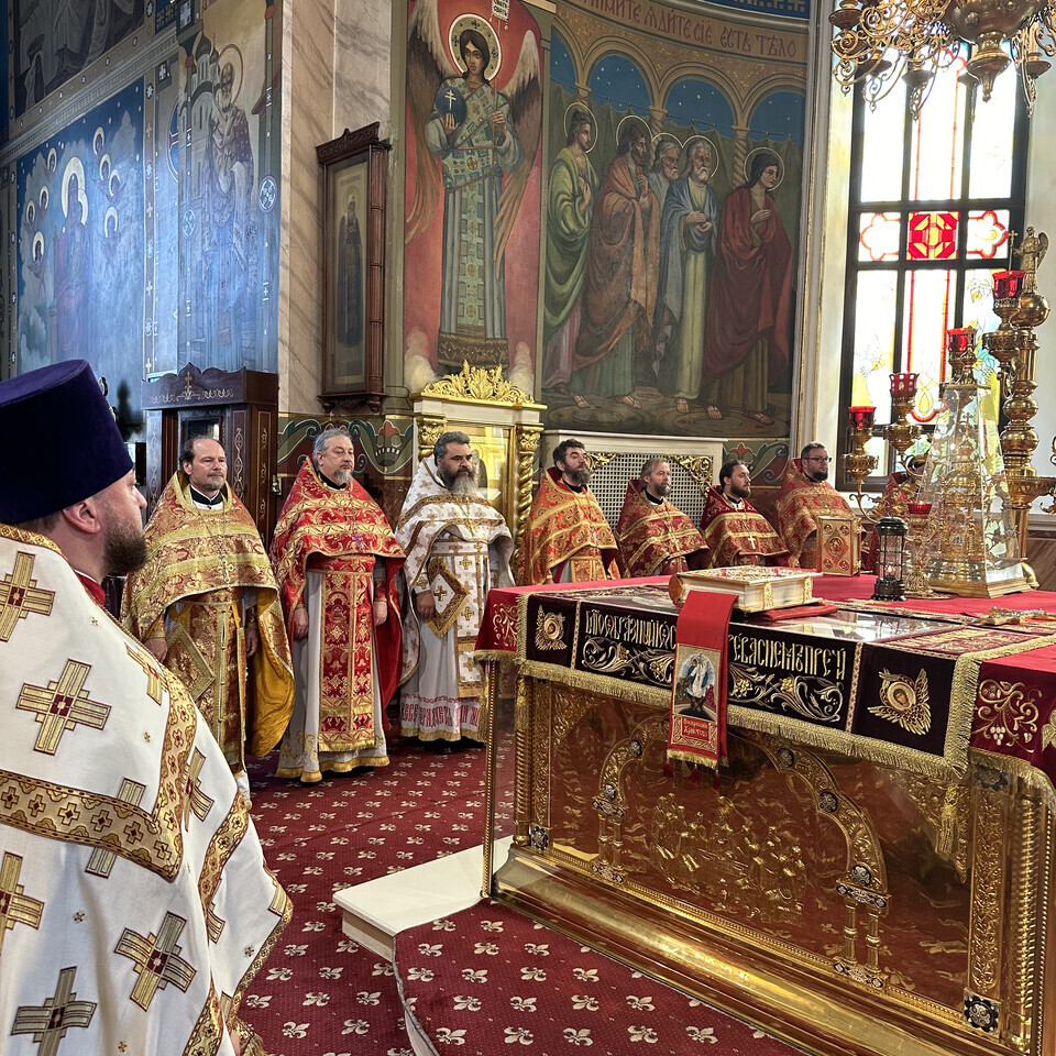 Божественная литургия в Богородицерождественском соборе г. Орехово-Зуево –  Долгопрудненское благочиние Сергиево-Посадской епархии